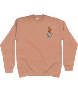 Creative Thinking Sweatshirt Skull Lava Lamp Embroidery Pridwen Clothing Design