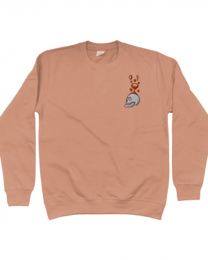 Creative Thinking Sweatshirt Skull Lava Lamp Embroidery Pridwen Clothing Design