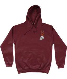 Creative Thinking Skull Lava Lamp Embroidery Hoodie Pridwen Clothing Design